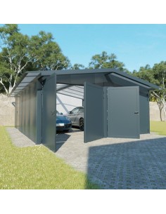 Double Garage Polycarbonate 2