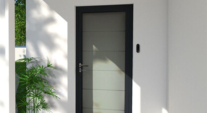 Porte D'Entrée Vitrée