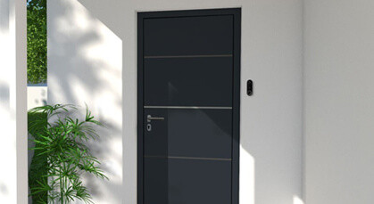 Porte D'Entrée Aluminium