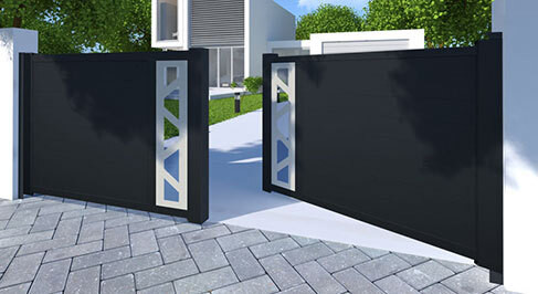 Portail Aluminium Battant