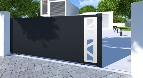 Portail Aluminium Coulissant